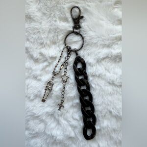 Black Chain Key Holder